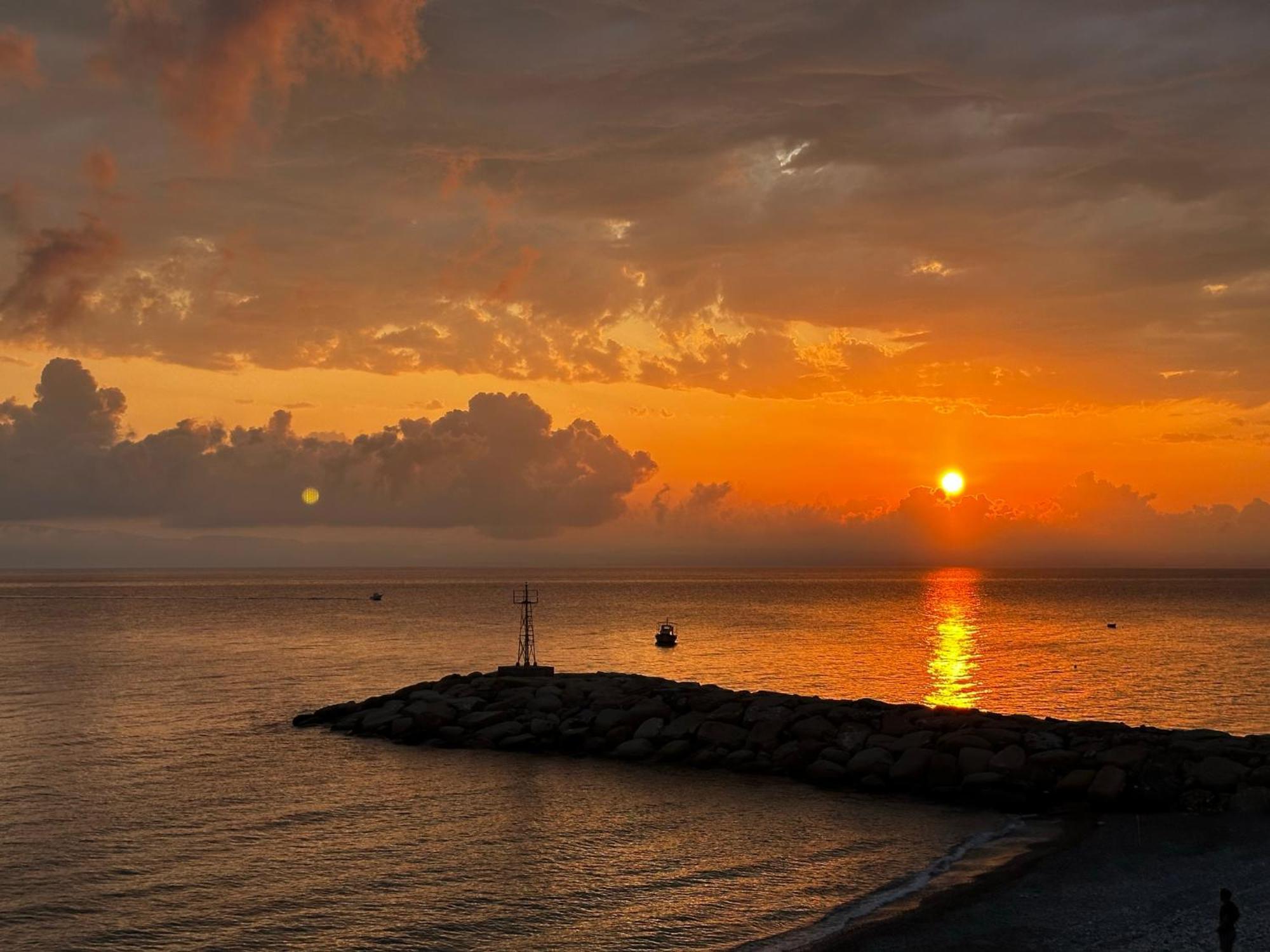 Apartmán Marvel Sea View 1 Akrogiali Exteriér fotografie